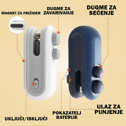 Sačuvajte SVEŽINU svoje hrane - Ručni zavarivač kesa